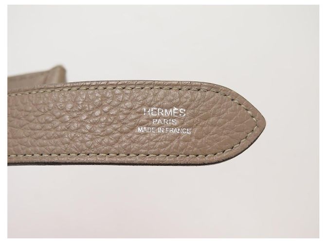Hermès BORSA A MANO HERMES JYPSIERE 28 IN PELLE CLEMENCE TAUPE A TRACCOLLA - vista 24