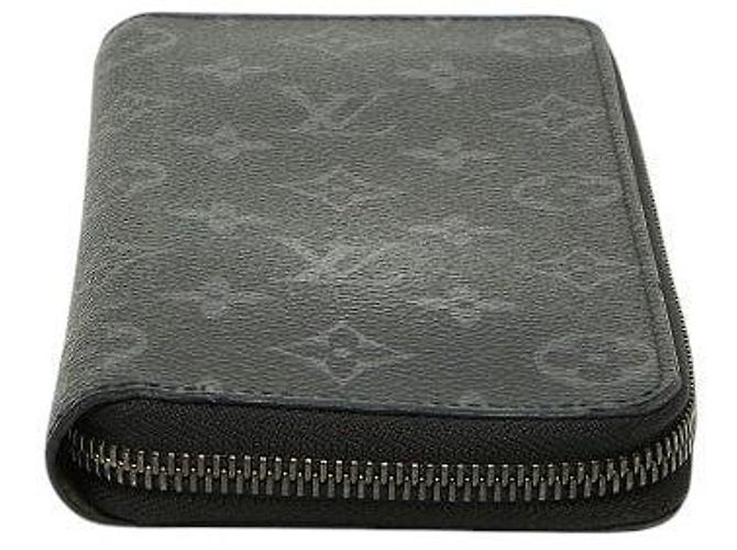Cartera larga Louis Vuitton Zippy Vertical Monogram Eclipse - vista 3