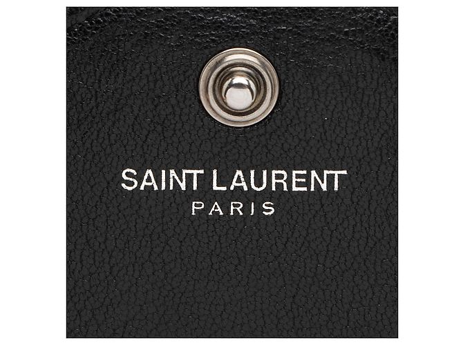 Autre Marque Portafoglio a catena monogram con pelle matelassé mista Saint Laurent - vista 8