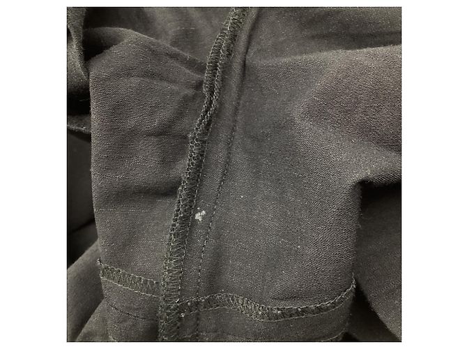 Pantaloncini sartoriali Theory in lino nero - vista 4