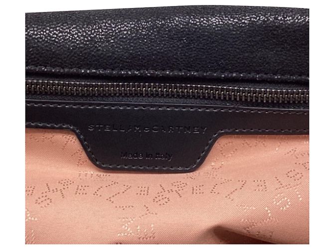 Stella Mc Cartney Borsa Tote Stella McCartney Falabella in pelle nera - vista 11