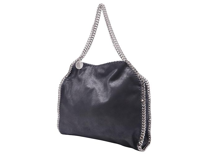 Stella Mc Cartney Borsa Tote Stella McCartney Falabella in pelle nera - vista 2