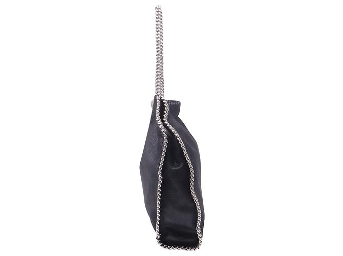 Stella Mc Cartney Borsa Tote Stella McCartney Falabella in pelle nera - vista 3