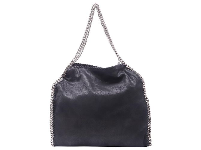 Stella Mc Cartney Borsa Tote Stella McCartney Falabella in pelle nera - vista 4