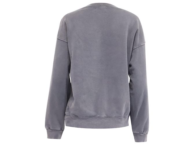 Sudadera con estampado gráfico Anine Bing en algodón gris - vista 4