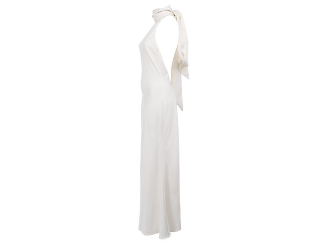 Autre Marque Robe Misha Evianna en polyester blanc ivoire - vue 2