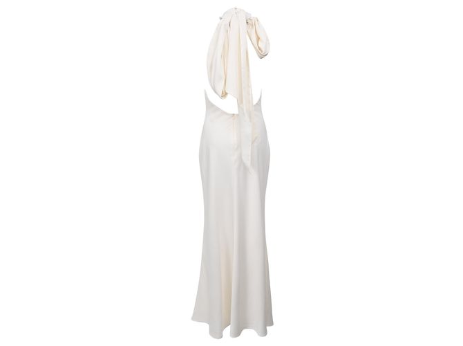 Autre Marque Robe Misha Evianna en polyester blanc ivoire - vue 3