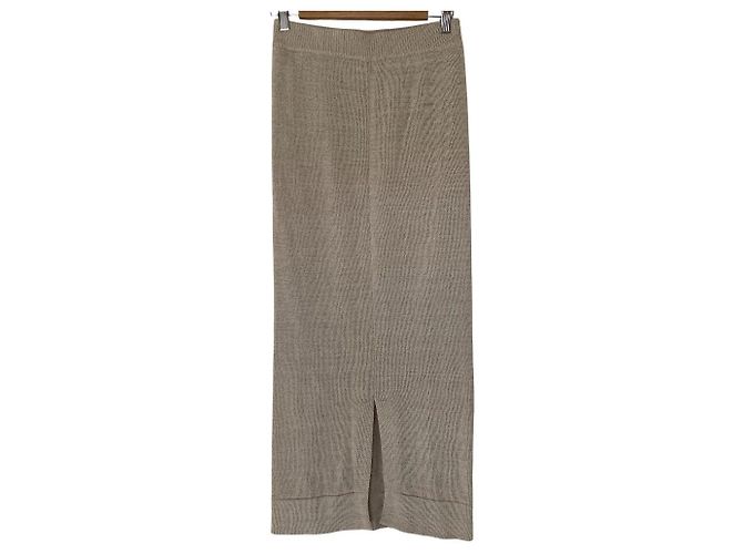 Autre Marque Gonna in maglia di lino e cotone SLOBE IENA - vista 3