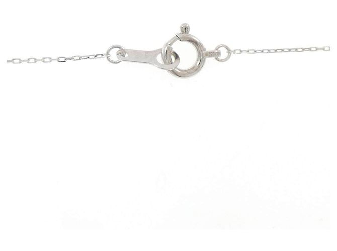 Autre Marque K10 Weißgold Diamant-Halskette - Ansicht 5