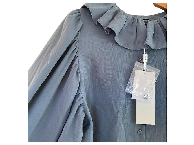 Autre Marque COEL Bluse mit Rüschenkragen - Ansicht 2
