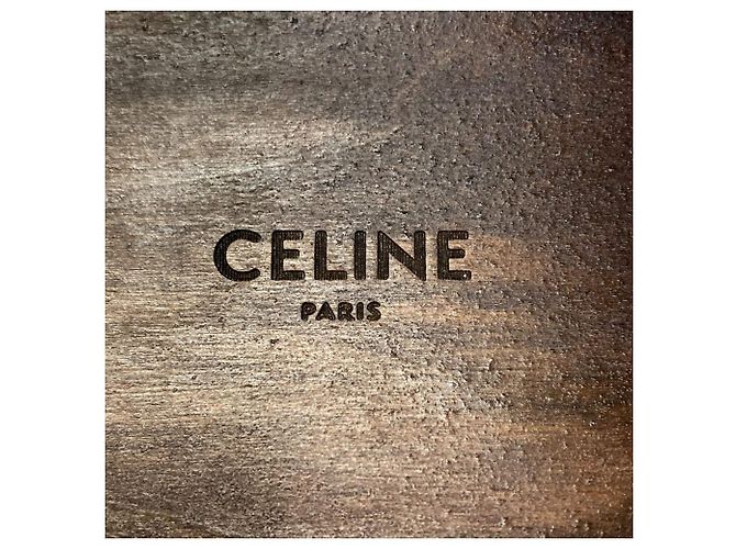 Céline Celine Les Bois Triomphe Chain Leather Clog Sandals - view 18