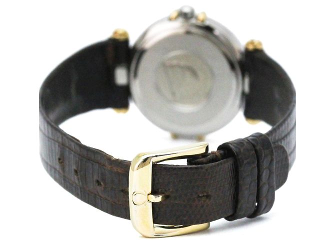 Omega Constellation Quartz Aço Inoxidável e Ouro Amarelo e Couro 23 - vista 5