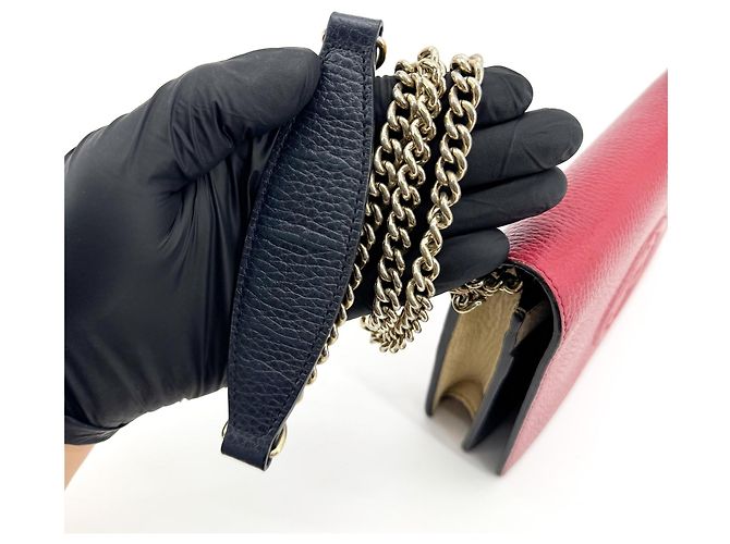Cartera Gucci Soho Wallet on Chain de piel - vista 6