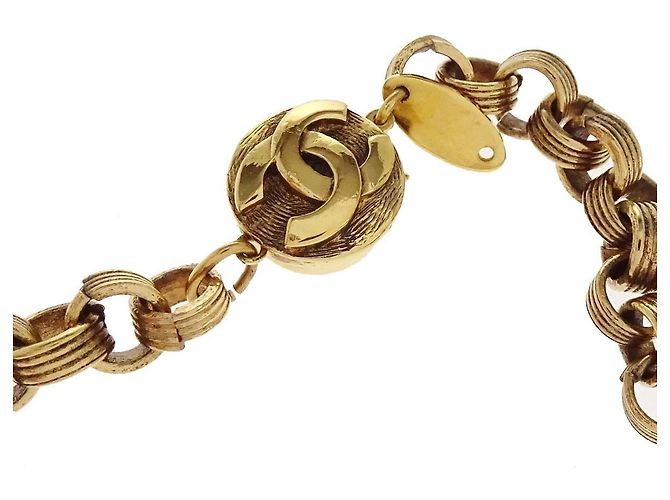 Collana Chanel CC Perle Sintetiche e Metallo Corta - vista 4