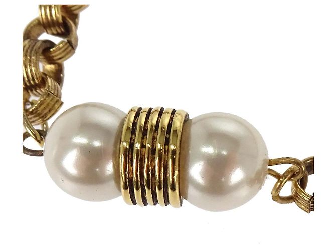Collana Chanel CC Perle Sintetiche e Metallo Corta - vista 5