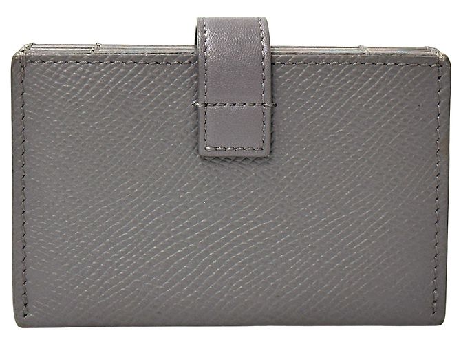 Céline Celine Leather Card Case in Gray - view 2