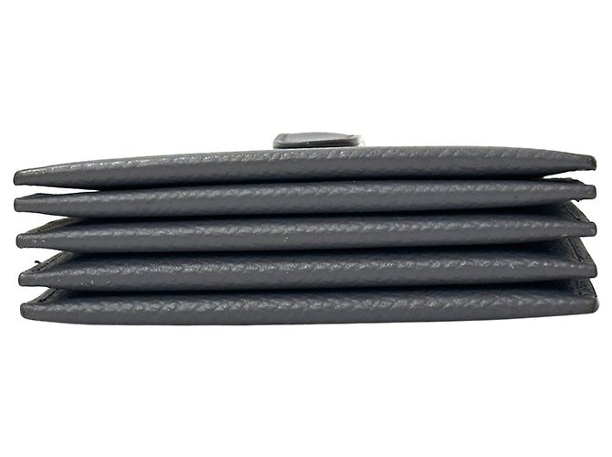 Céline Celine Leather Card Case in Gray - view 3