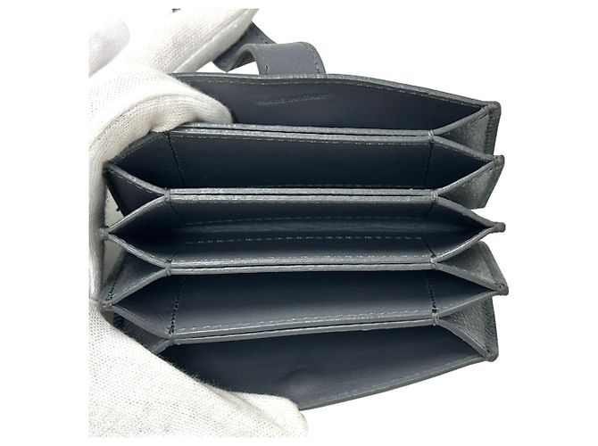 Céline Celine Leather Card Case in Gray - view 5