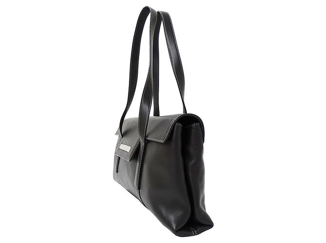 Bulgari Borsa Bvlgari da donna in pelle nera - vista 4
