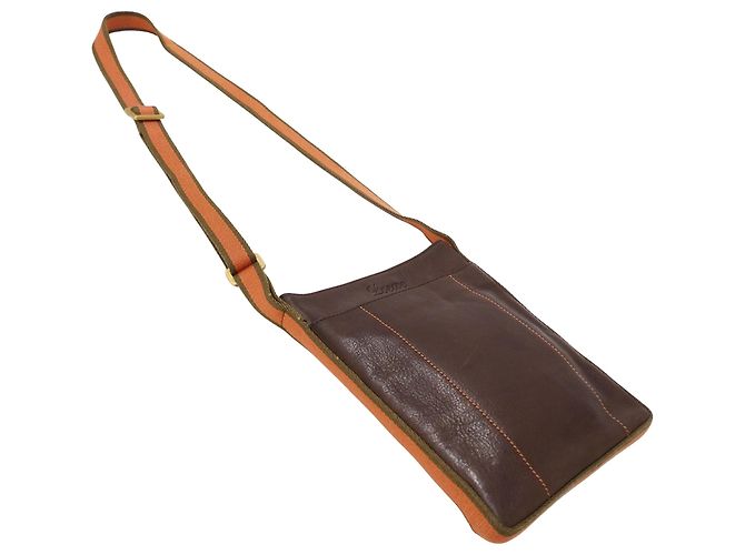 Borsa a tracolla Loewe in pelle marrone - vista 4