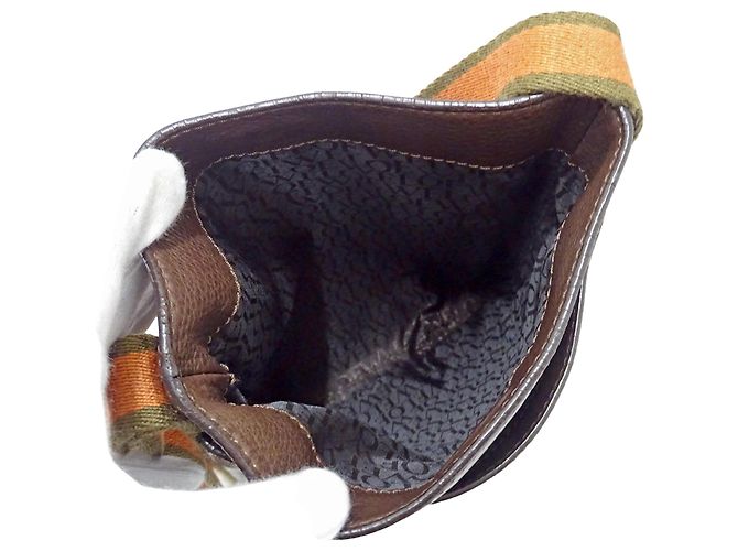 Borsa a tracolla Loewe in pelle marrone - vista 5