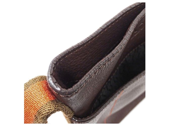 Borsa a tracolla Loewe in pelle marrone - vista 7