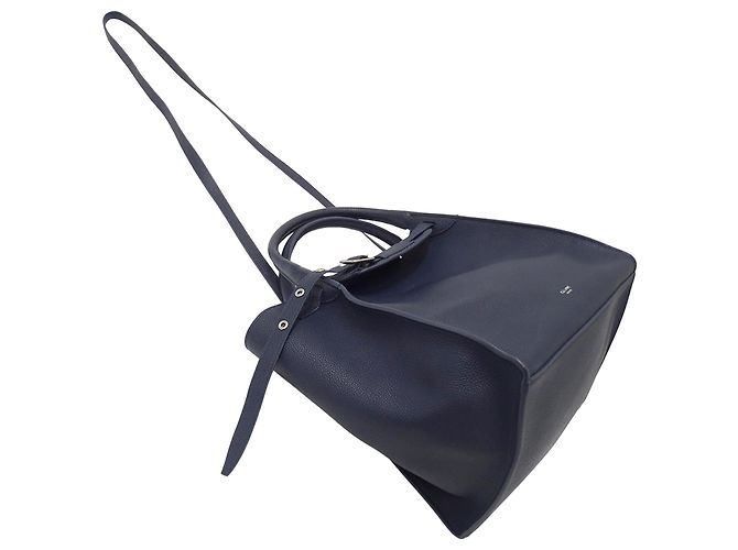 Big Bag Céline Celine Handtasche aus blauem Leder - Ansicht 4