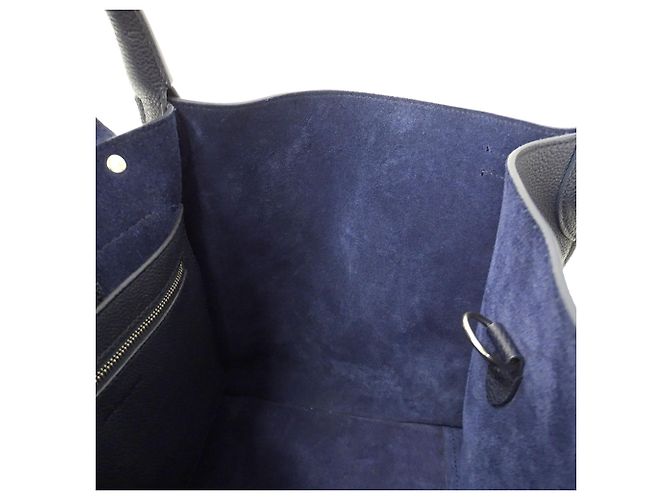 Big Bag Céline Celine Handtasche aus blauem Leder - Ansicht 8