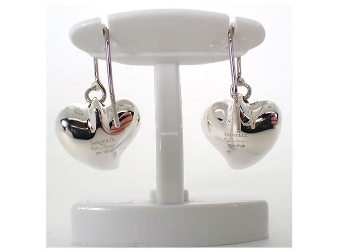 Autre Marque Tiffany & Co. 925 Full Heart Ohrringe - Ansicht 6
