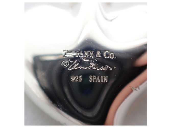 Autre Marque Tiffany & Co. 925 Full Heart Ohrringe - Ansicht 8