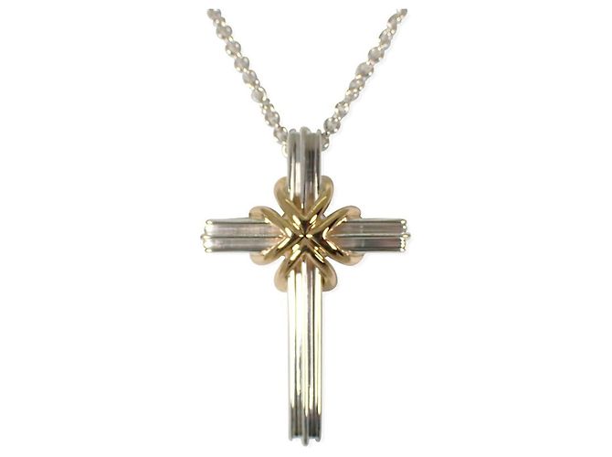 Autre Marque Collana con Pendente Croce Signature Tiffany & Co. 925 750 - vista 2