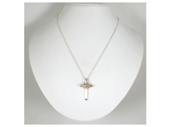 Autre Marque Collana con Pendente Croce Signature Tiffany & Co. 925 750 - vista 3