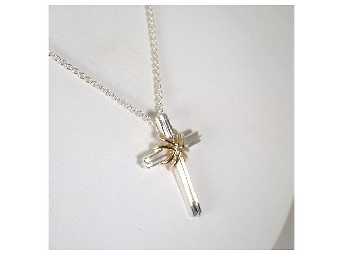 Autre Marque Collana con Pendente Croce Signature Tiffany & Co. 925 750 - vista 4
