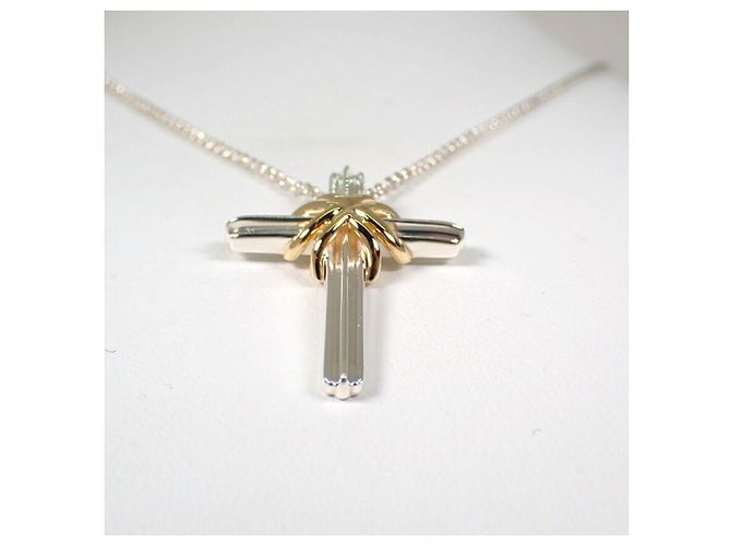 Autre Marque Collana con Pendente Croce Signature Tiffany & Co. 925 750 - vista 5
