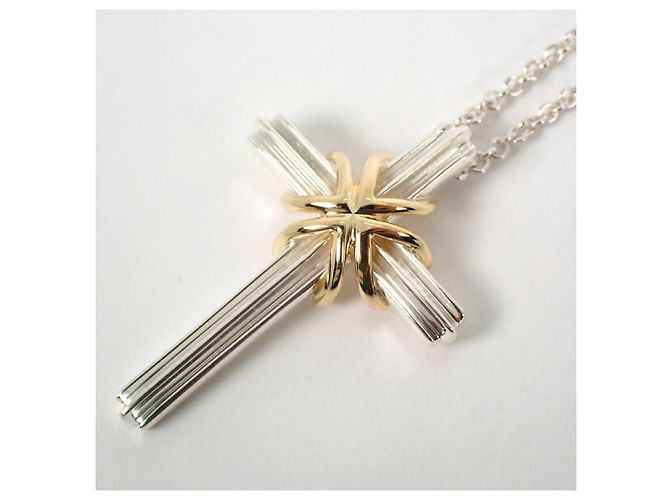 Autre Marque Collana con Pendente Croce Signature Tiffany & Co. 925 750 - vista 7