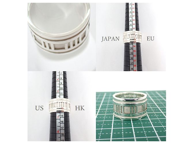 Autre Marque Tiffany & Co. Atlas breiter Ring aus Sterling Silber 925 - Ansicht 10