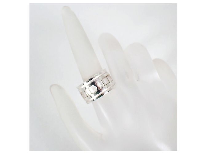 Autre Marque Tiffany & Co. Atlas breiter Ring aus Sterling Silber 925 - Ansicht 4