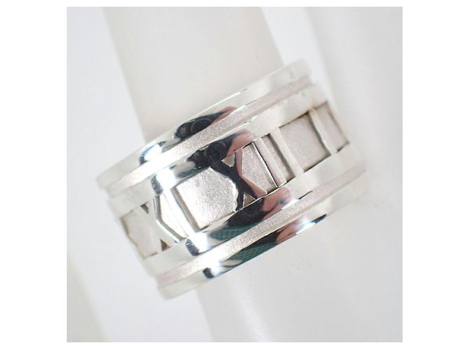 Autre Marque Tiffany & Co. Atlas breiter Ring aus Sterling Silber 925 - Ansicht 5