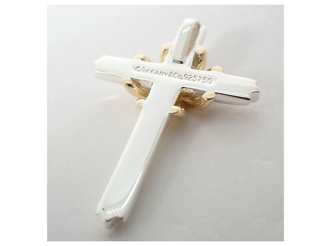 Autre Marque Pendente Croce Signature Tiffany & Co. 925/750 - vista 5