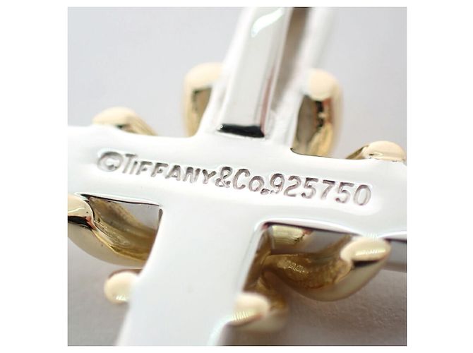 Autre Marque Pendente Croce Signature Tiffany & Co. 925/750 - vista 6