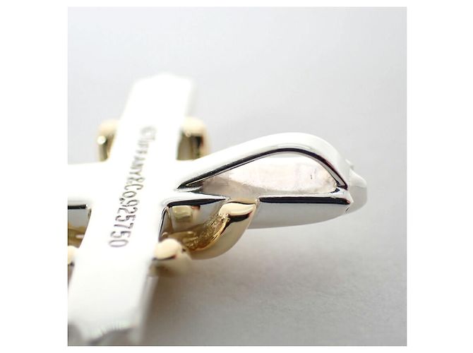 Autre Marque Pendente Croce Signature Tiffany & Co. 925/750 - vista 7