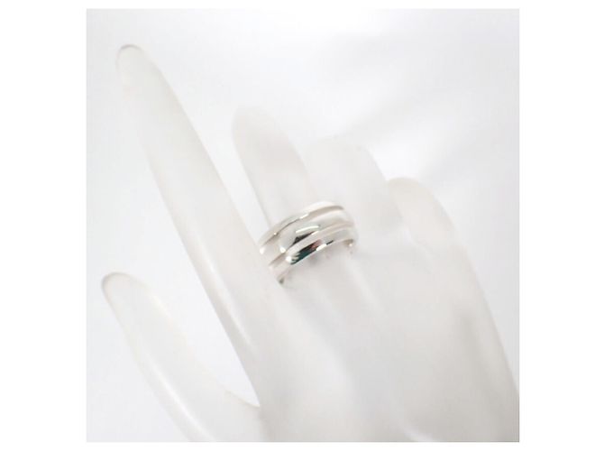 Autre Marque Tiffany & Co. Doppellinien-Ring aus Sterling Silber 925 - Ansicht 4