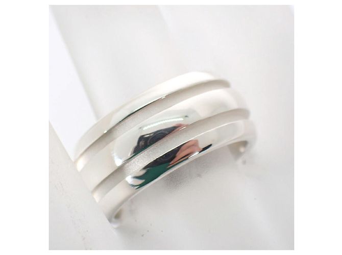 Autre Marque Tiffany & Co. Doppellinien-Ring aus Sterling Silber 925 - Ansicht 5