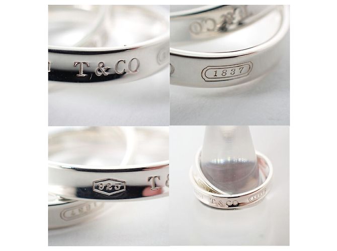 Autre Marque Tiffany & Co. 925 1837 Interlocking Circle Band Ring - Ansicht 8