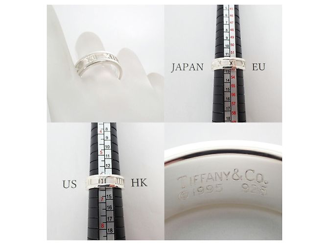 Autre Marque Anello Atlas in Argento Sterling 925 Tiffany & Co. - vista 9