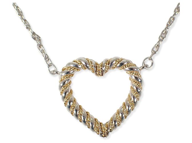 Autre Marque Collana con pendente Tiffany & Co. 925 Twist Robe Heart - vista 2