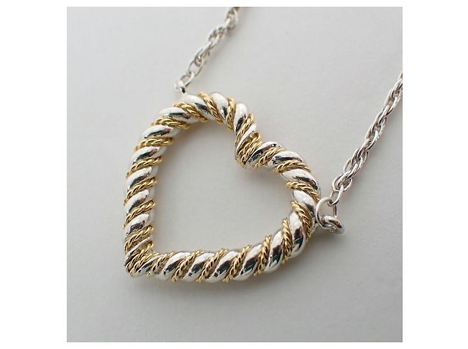 Autre Marque Collana con pendente Tiffany & Co. 925 Twist Robe Heart - vista 7
