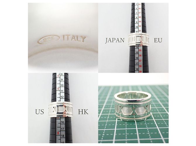 Autre Marque Tiffany & Co. Atlas Wide Band Ring aus Sterling Silber 925 - Ansicht 11