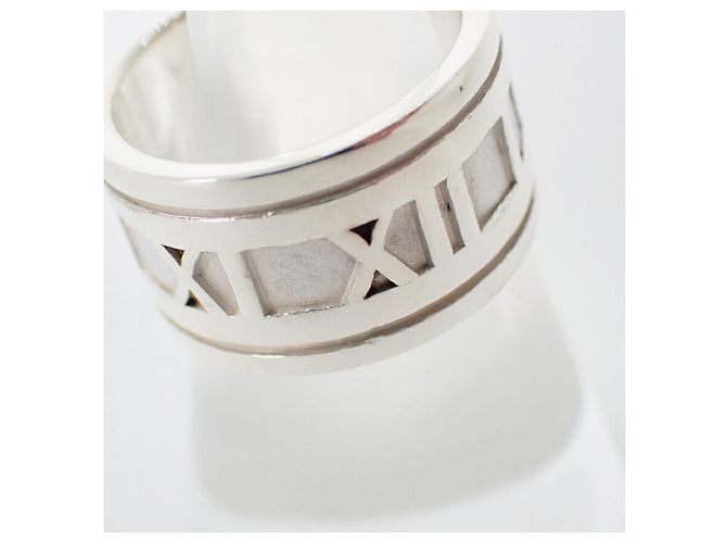 Autre Marque Tiffany & Co. Atlas Wide Band Ring aus Sterling Silber 925 - Ansicht 5