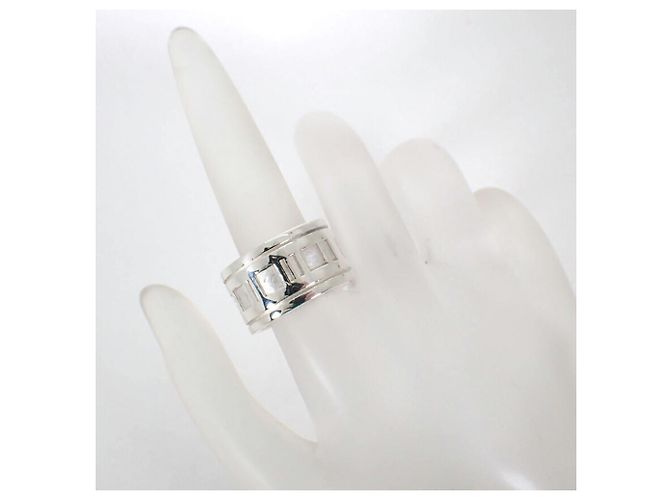 Autre Marque Tiffany & Co. Atlas Wide Band Ring aus Sterling Silber 925 - Ansicht 6
